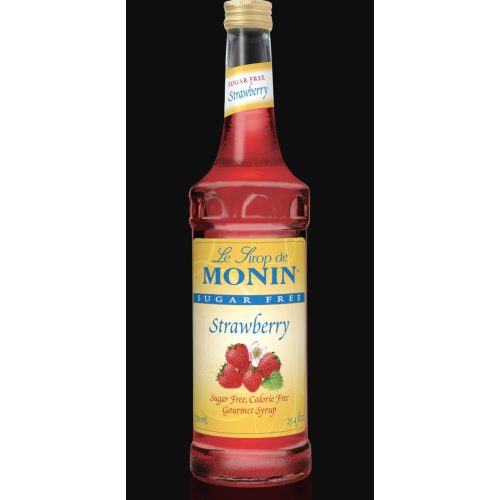 MONIN CUKORMENTES EPER SZIRUP (SUGARFREE STRAWBERRY) 0,75L