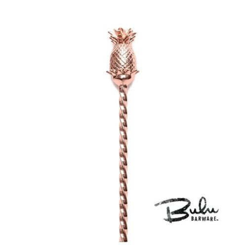 Bar Spoon Copper / Rose Gold BULU Pineapple, 33,5cm