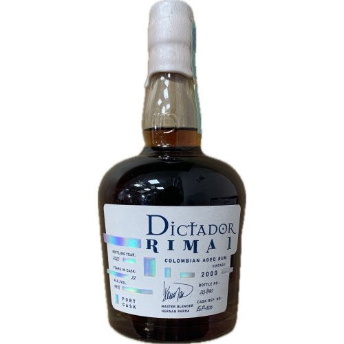 Dictador Rima 2000 Port Cask rum